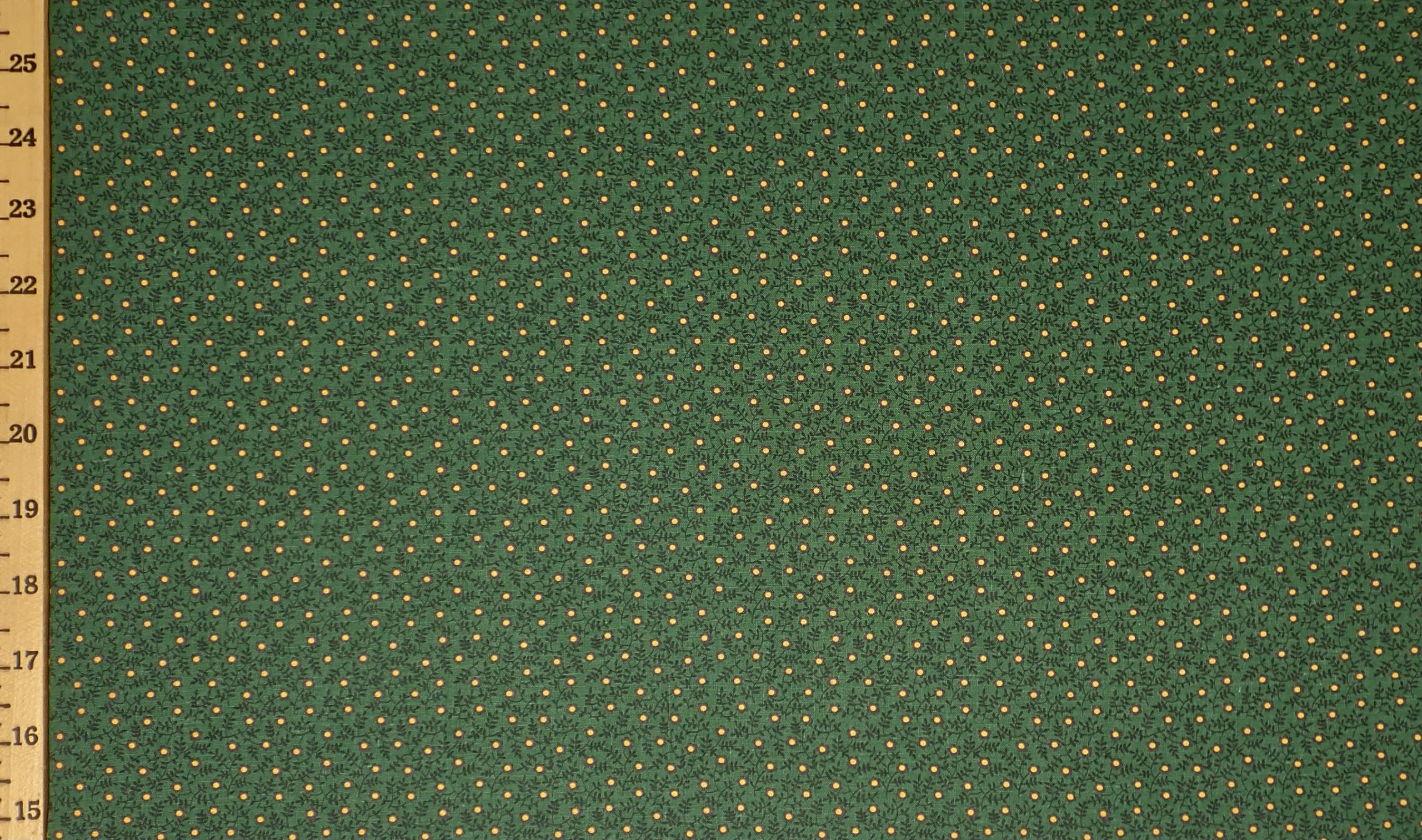 Green Calico | AntiqueFabric.com